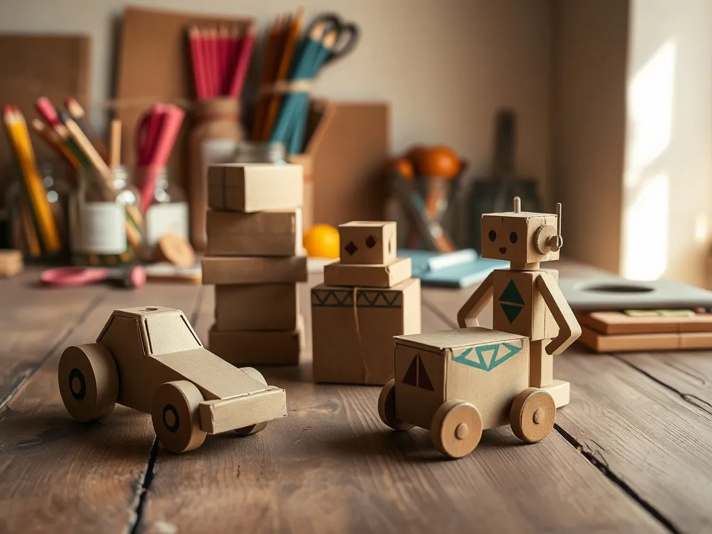 Zabawki z kartonu - jak zrobić?