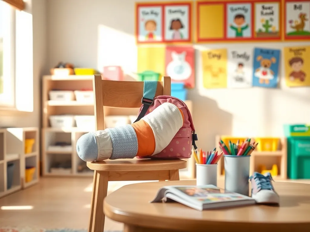 Czy dziecko ze złamaną ręką może chodzić do przedszkola?