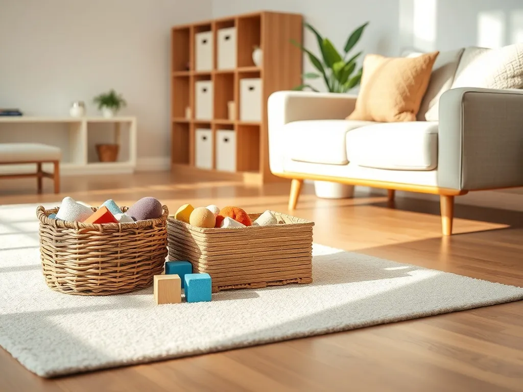 Jak przechowywać zabawki w salonie?